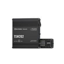 TELTONIKA TSW202 Switch Industrial Gigabit L3 (managed) 8x RJ45 10/100/1000Mbps PoE+ (Max 240W) + 2x SFP Gigabit. Hasta 250m Cab