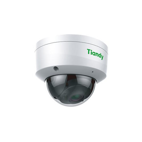 TIANDY TC-C32KS 2.8 Cámara mini-domo IP 2Mpx, óptica fija 2.8 mm, IR 30m, Starlight, WDR, SD, micrófono, IP66, IK10, solo PoE.