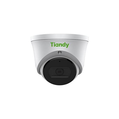 TIANDY TC-C38XS 2.8 Cámara mini-domo turret IP 8Mpx, óptica fija 2.8 mm, IR 30 m Starlight, WDR, SD, micrófono, IP67, 12 Vdc/PoE