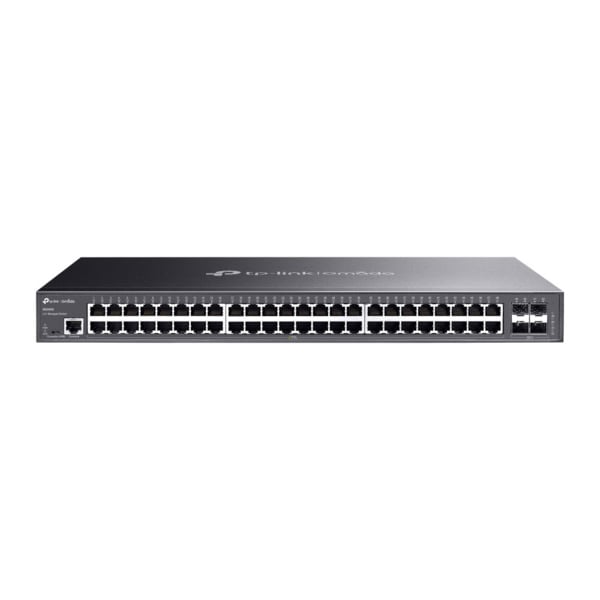 TP-Link TPLINK-055 SG3452 Switch JetStream Omada by TP-Link. 48 puertos RJ45 Gigabit. 4 ranuras SFP Gigabit. 1 puerto consola. C