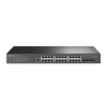 TP-Link TPLINK-058 SG3428 Switch JetStream Omada by TP-Link. 24 puertos Ethernet Gigabit. 4 ranuras SFP Gigabit. 1 puerto consol