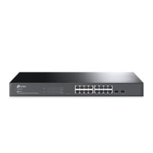 TP-Link TPLINK-060 SG2218 Switch JetStream Omada by TP-Link. 16 puertos Ethernet Gigabit. 2 ranuras SFP Gigabit. Funciones L2/L3