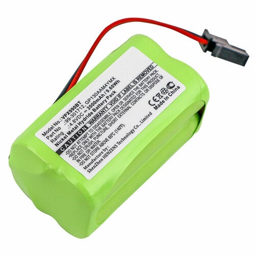 Visonic 103-303756 Batería central Powermaster 10 alta capacidad 4,8 v.1,8 Ah.