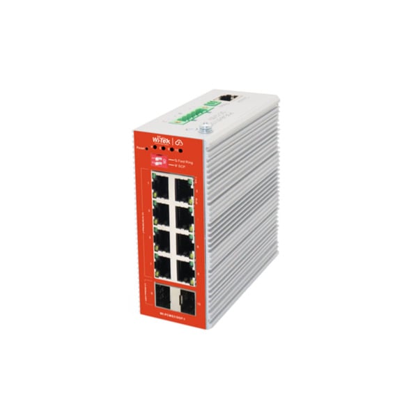 Wi-Tek WITEK-0086 WI-PCMS310GF-I Switch PoE Layer 2 Gestionable en la nube. Gestión remota de cámaras ONVIF a través de Wi-Tek C