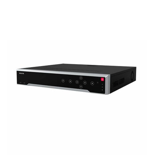 Wisstar + WP-N6632-M4 NVR de 32ch compatible con cámaras de hasta 8Mpx, 256Mbps, H.265, 4 HDDs 6TB (no incluidos), E/S alarma, t