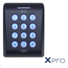 XPR XP-K-MFBT-WO-X Teclado BLE/NFC y RFID MIFARE®️ DESFire®️ multitecnología con encriptación Xsecure, IP65 IK 11, con salida Wi