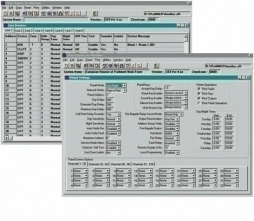 Ziton ZP3-PLW Software Planner para la programación y gestión remota de sistemas ZP3